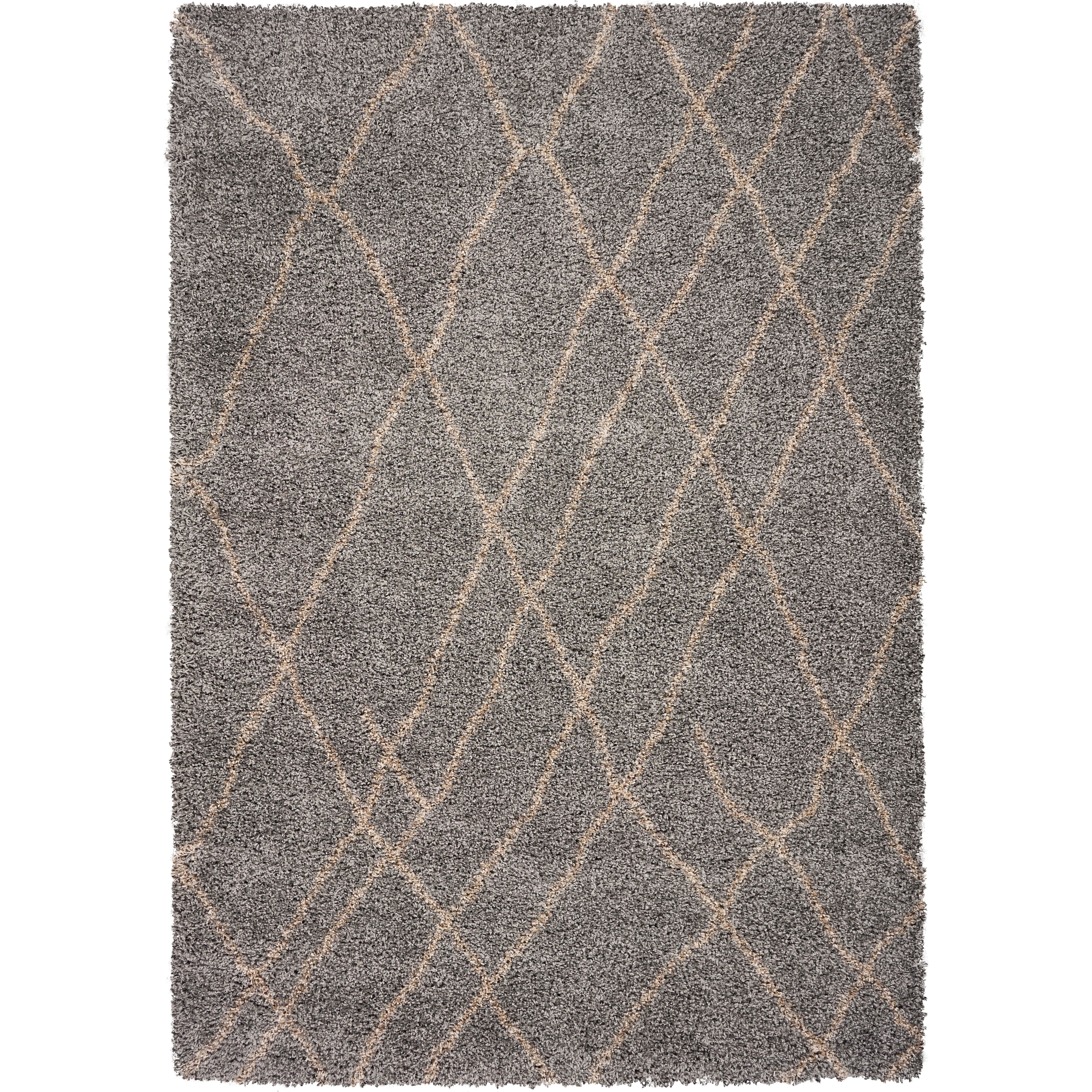 Strick & Bolton Spina Abstract Diamond Plush Area Rug