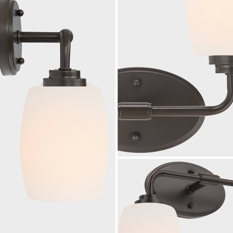 Brio Lighting Meira 2-Light Dimmable Bathroom Vanity Light
