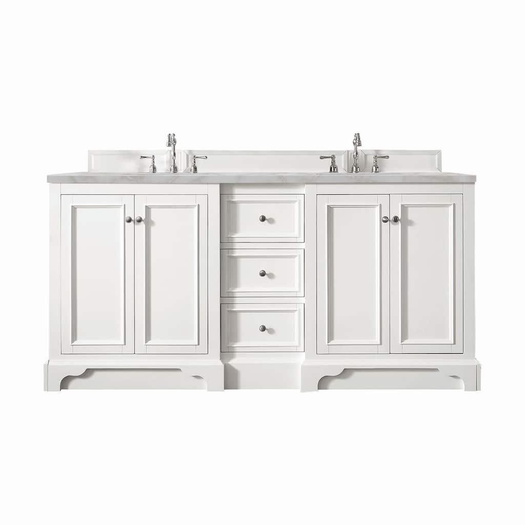 James Martin Vanities 825-V72-3VSL De Soto 72" Double Basin Poplar
