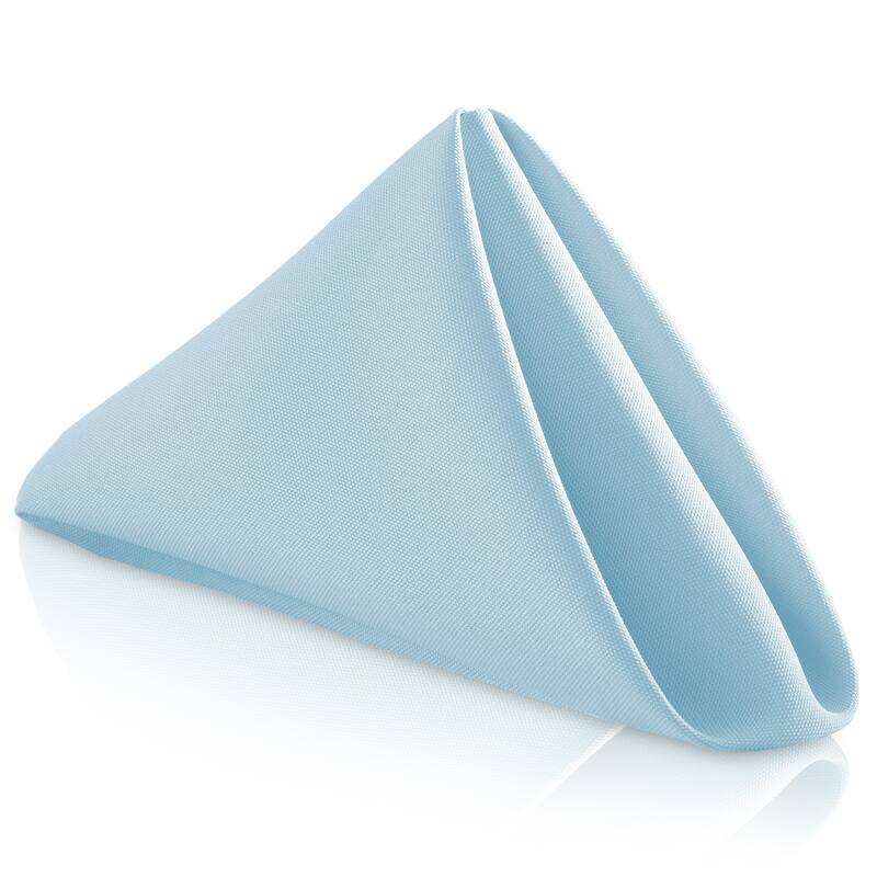 144 Pack 17 Inch Polyester Cloth Dinner Napkins for Party Restaurant