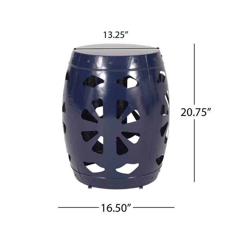 Modern Chic Iron Cut Side Table
