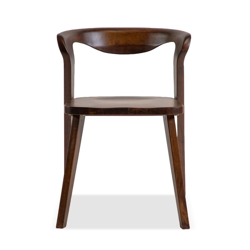 Furniture of America Abigail XIV Mid-Century Modern 7-Piece Walnut Solid Wood Extendable Dining Set with Self-Storing Leaf