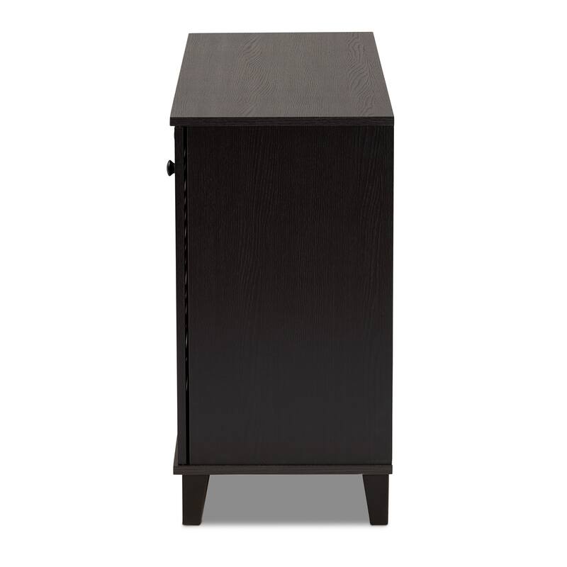 Porch & Den Espresso Wood 3-door Cabinet