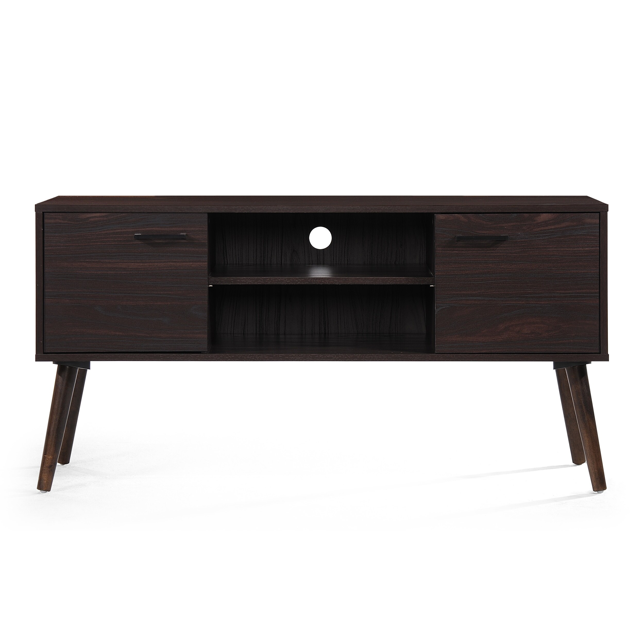 Amarah mid century modern wood shop tv stand by christopher knight home