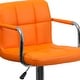preview thumbnail 24 of 103, Quilted Vinyl Adjustable Chrome Bar Stool (Set of 2)