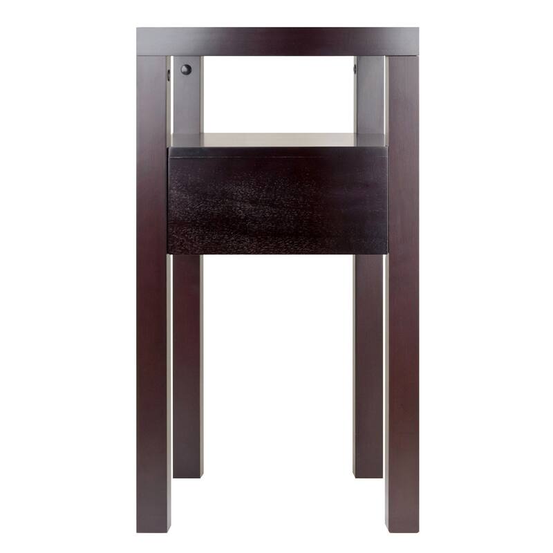 Copenhagen Console Table, Espresso - 40.16 x 17.09 x 30.12 inches