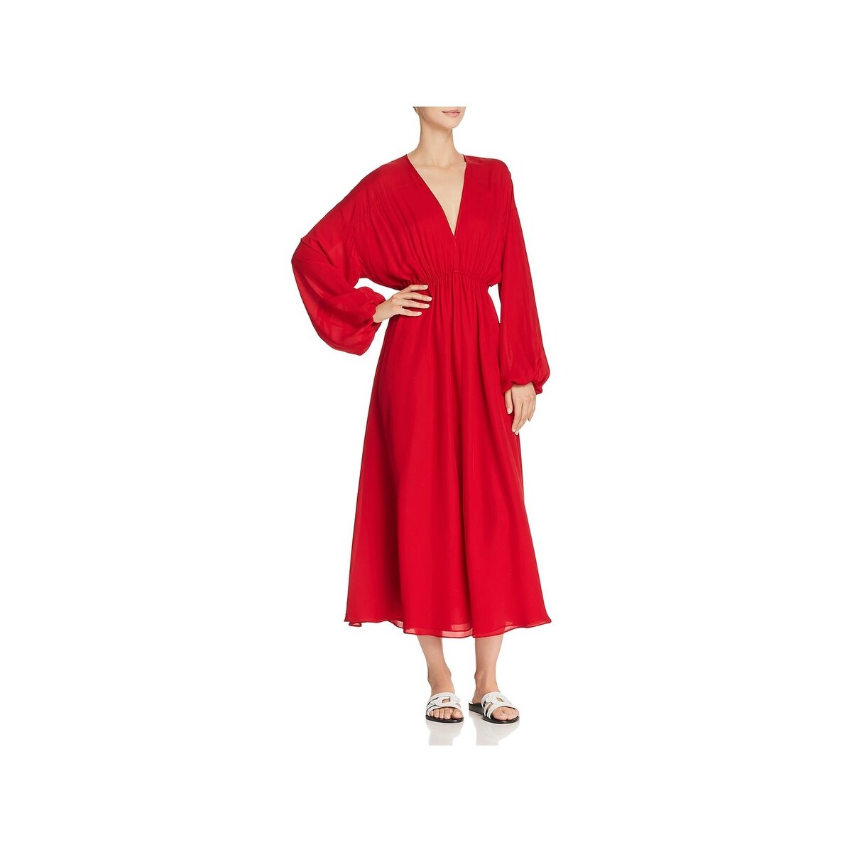 caftan midi dress