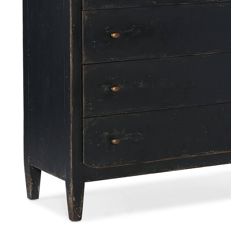 Ciao Bella Six-Drawer Chest- Black