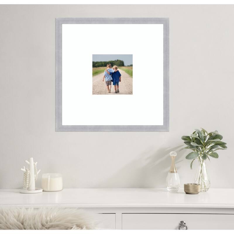 Grace Brushed Gold Narrow Framed Picture Frame, Photo Frame
