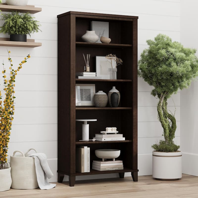 Bush Home Somerset Tall 5 Shelf Bookcase