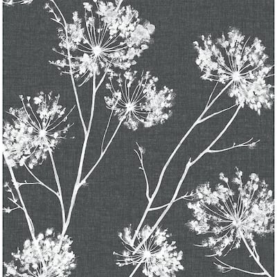 NextWall One O'Clocks Botanical Peel and Stick Removable Wallpaper