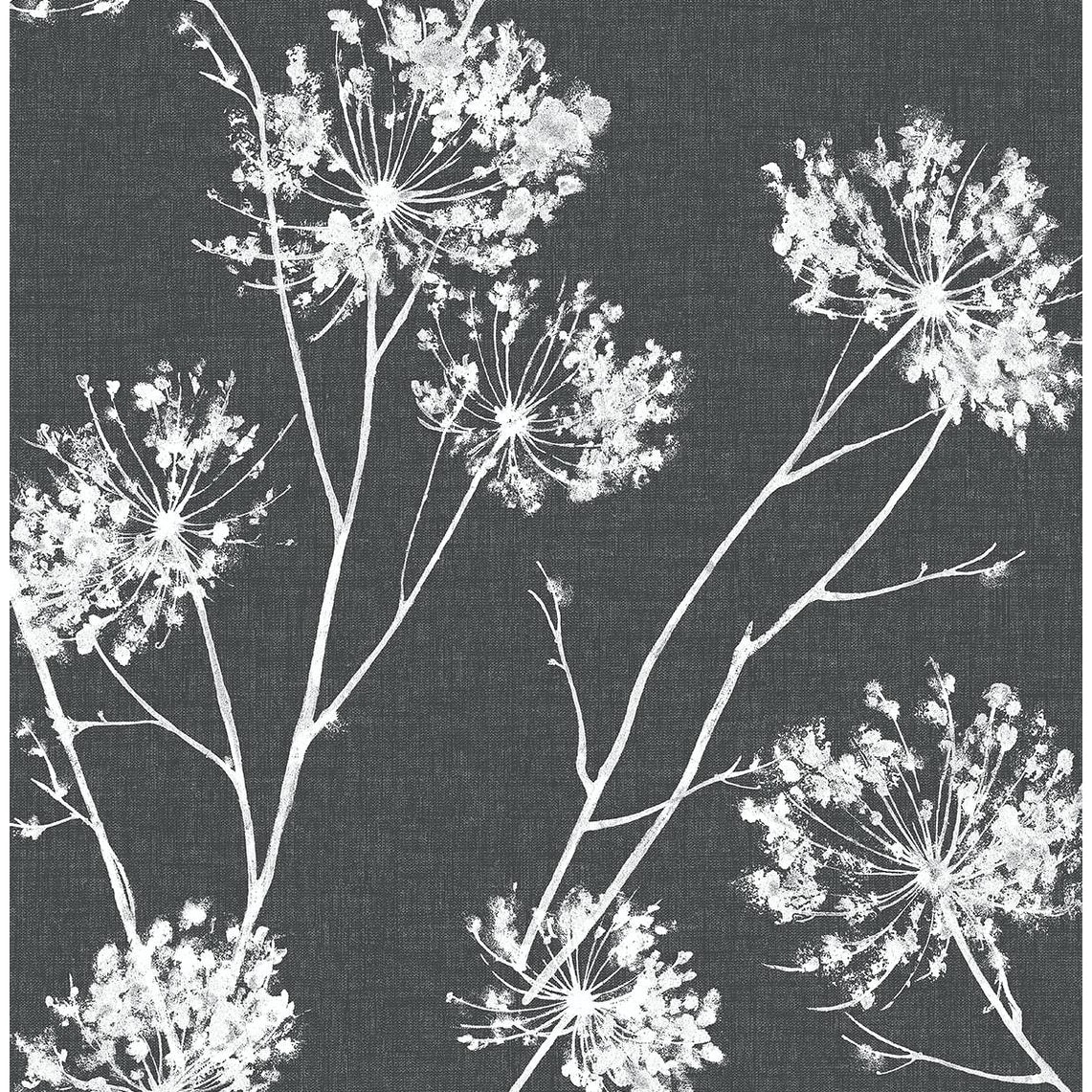 NextWall One O'Clocks Botanical Peel and Stick Removable Wallpaper