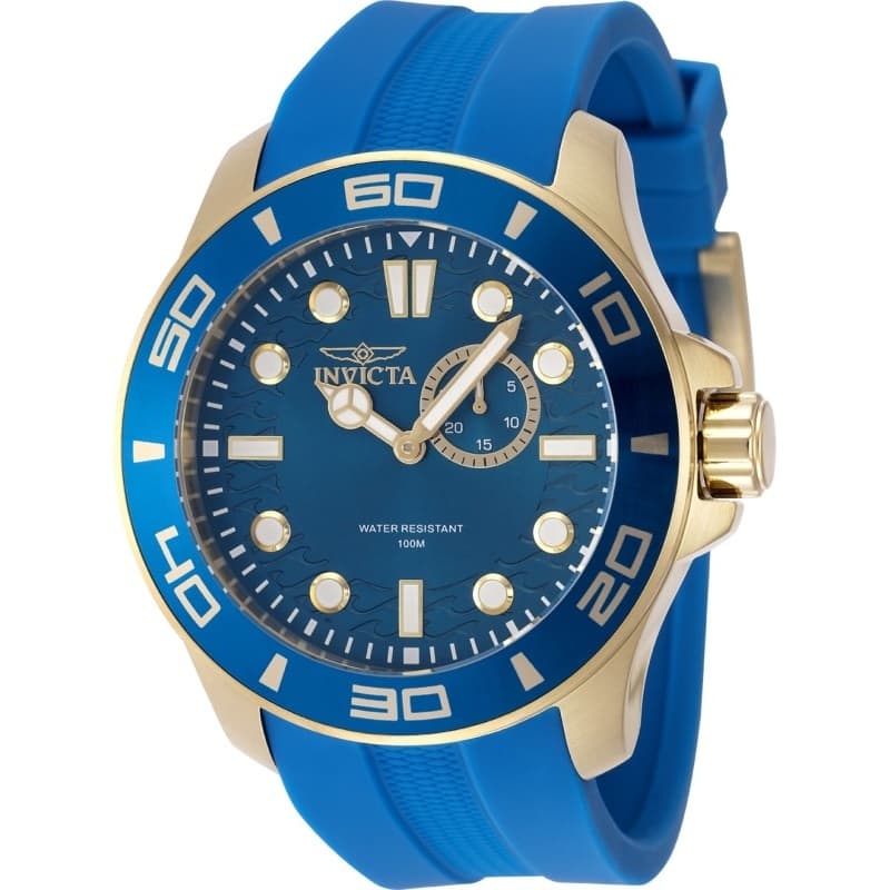 Invicta Men's 49270 Pro Diver Quartz VD72 Blue Dial Watch