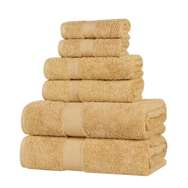 Superior Oregon Organic Cotton Solid 6-Piece Towel Set - On Sale