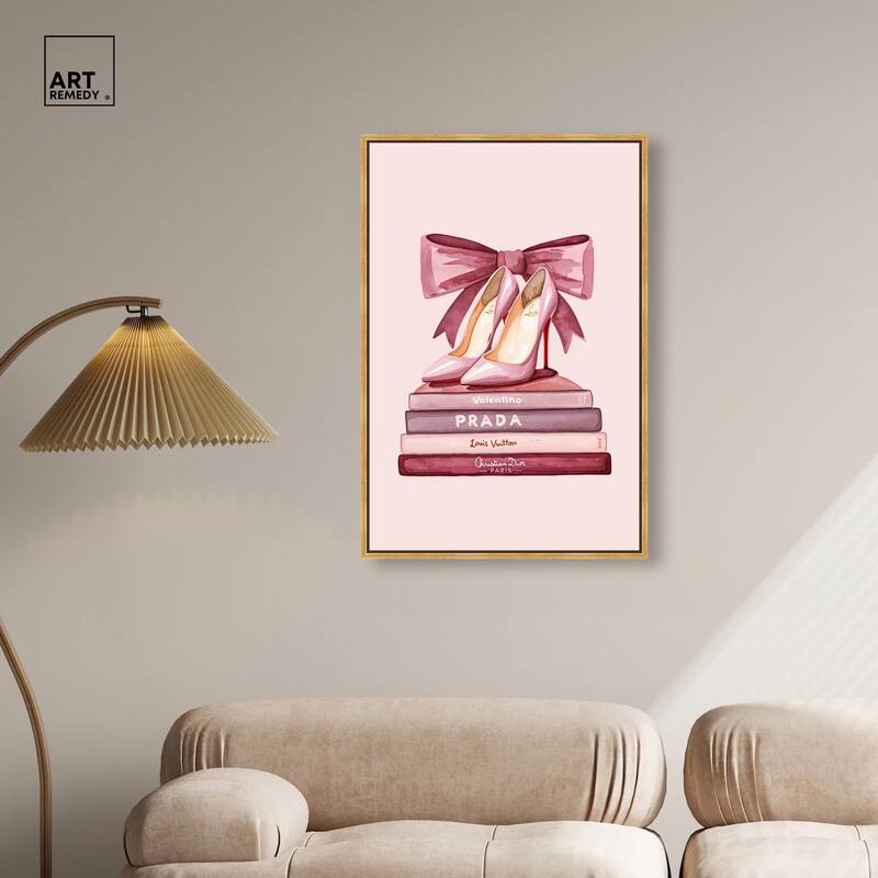 Stack of Fashion Canvas by Art Remedy
