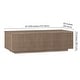 preview thumbnail 7 of 11, Reyes 48" Wide Rectangular Coffee Table - 47.5" Wide
