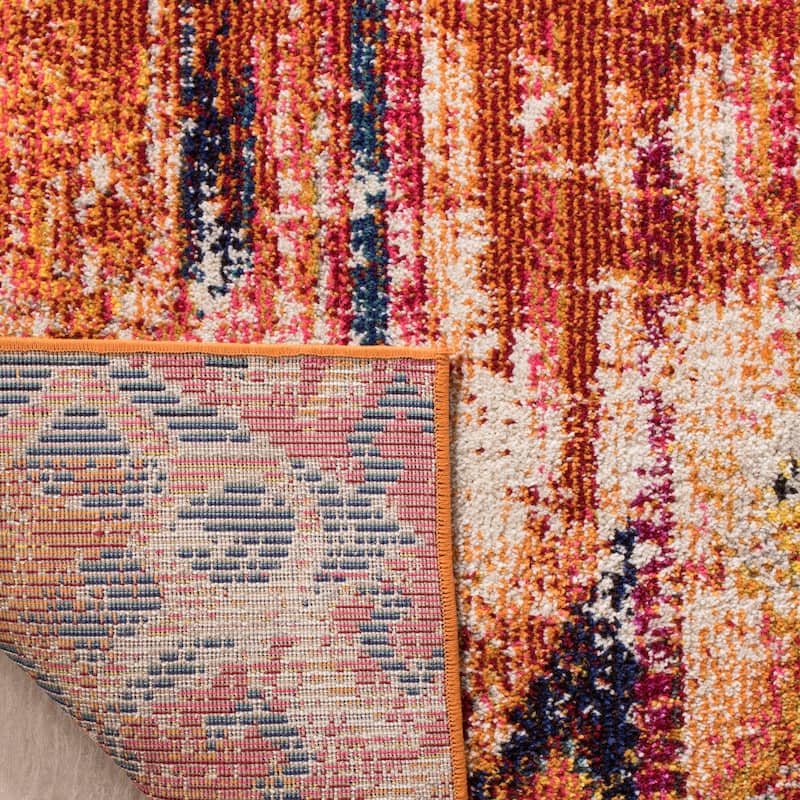 SAFAVIEH Monaco Lumturije Distressed Boho Rug