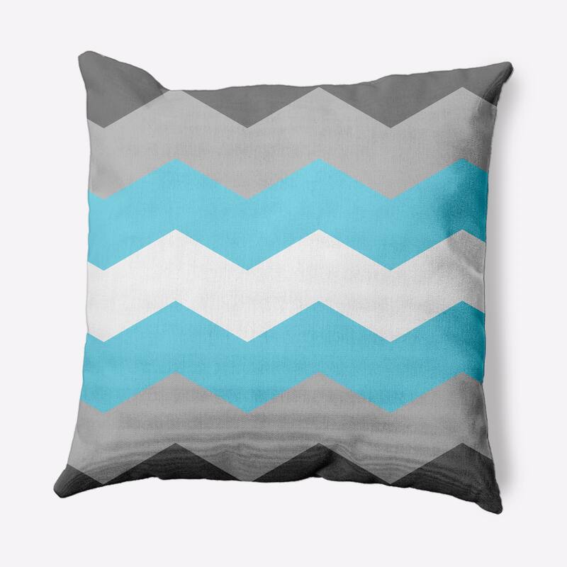 Pride Chevron Outdoor Throw Pillow - 20" x 20" - Demi Boy Chevron