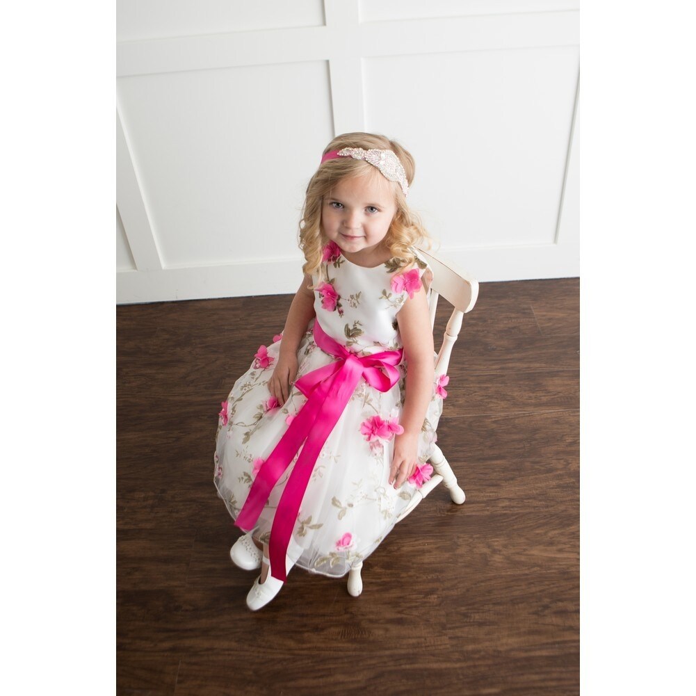 hot pink spring dress