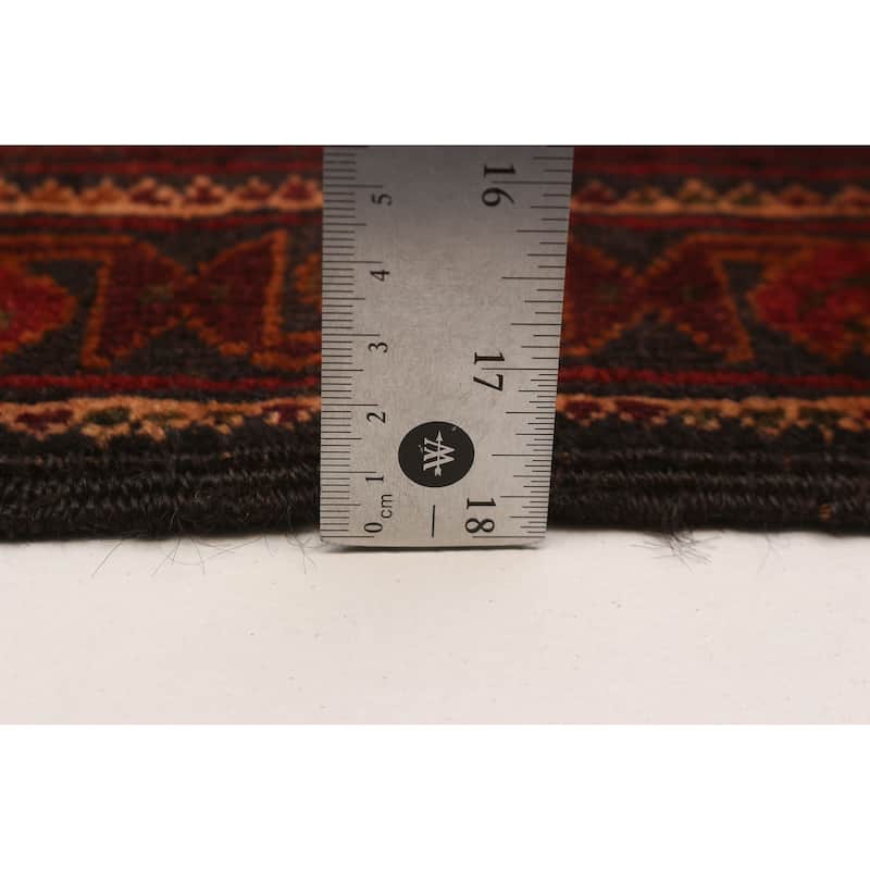 Teimani Black Rug 3'8" x 6'5" - 3'8 x 6'5