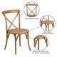 preview thumbnail 49 of 49, 2 Pack Stackable Wood Cross Back Chair