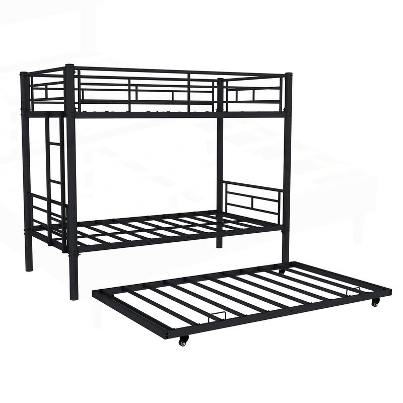 Sturdy and Versatile Metal Bunk Bed for Safe and Comfortable Sleeping
