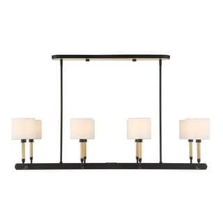 Uttermost Franconia 8 Light Pendant - 48"W x 14"D x 12.5"H