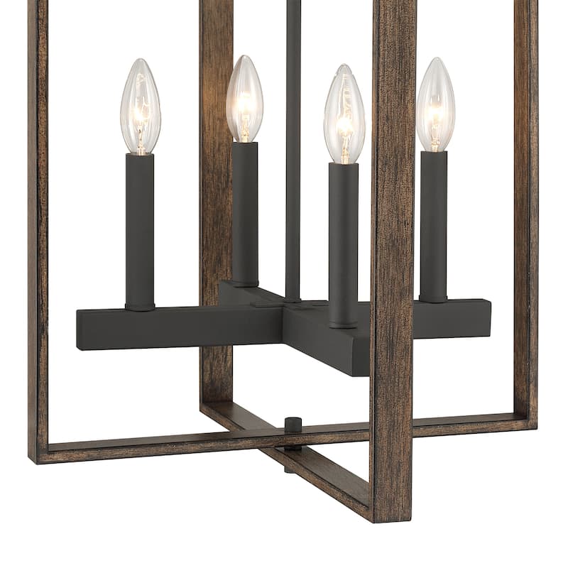 Acroma 4-light Modern Geometric Lantern Chandelier