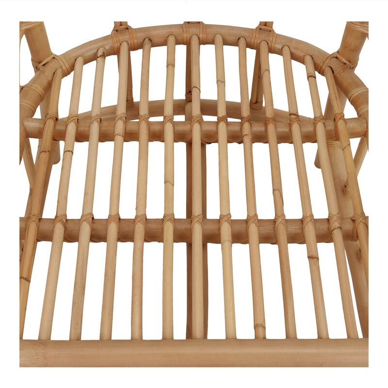 NPD Furniture Ayanna Modern Bohemian Rattan Dining Chair