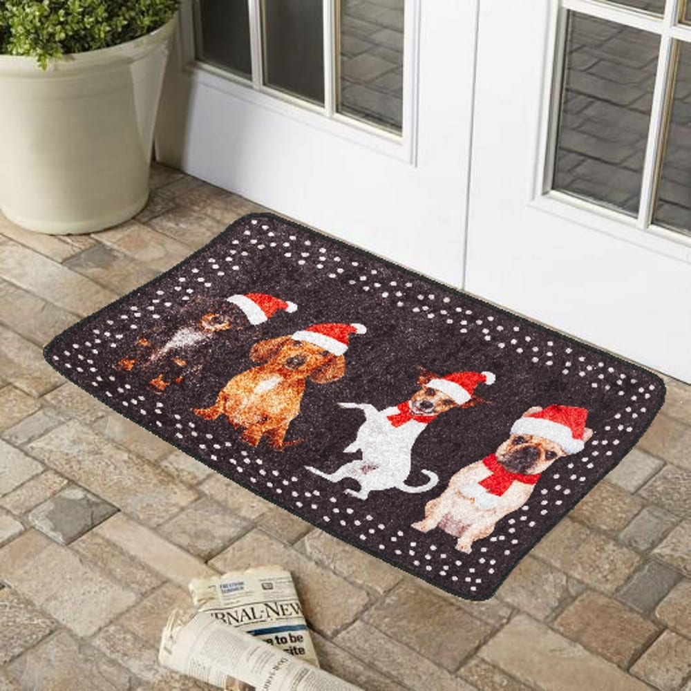 Best Dog Bathroom Rugs Black Lab Christmas Red Bird - Cute Labrador Dog  Velvet Floor Rug Bath Mat with Non Slip Backing Bathroom Decorations  Carpets