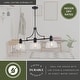 preview thumbnail 9 of 9, Vaxcel Lighting H0293 Beloit 3 Light 37" Wide Linear Chandelier with