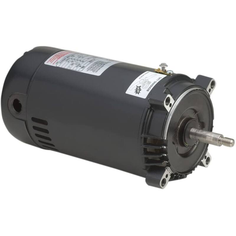 0.75 HP C Face Threaded Shaft Single Phase Pool Pump Motor 1 SF