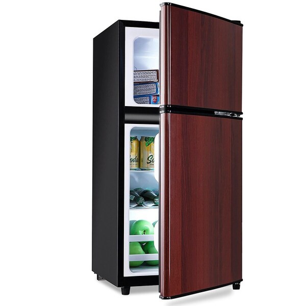 JEREMY CASS 3.5 Cu.Ft Compact Refrigerator Mini Fridge with Freezer and 7 Level Thermostat Removable Shelves On Sale Bed Bath Beyond 37006052