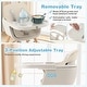 preview thumbnail 6 of 24, Babyjoy 3 in 1 Convertible Wooden High Chair Baby Toddler Highchair w/ - 20.5" x 21.5" x 36"