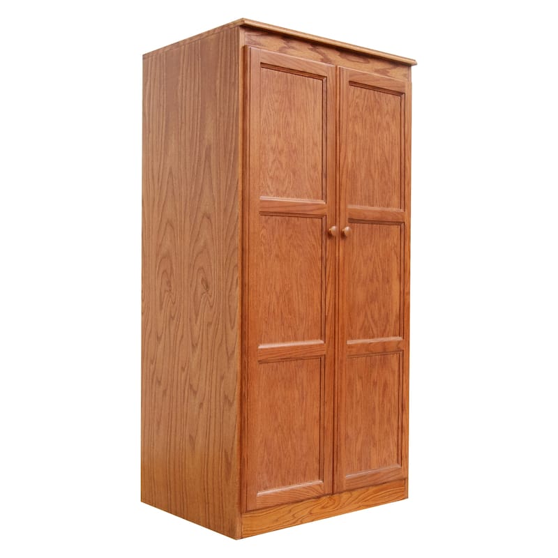Concepts in Wood Armoire Wardrobe Closet, 5 ft Tall