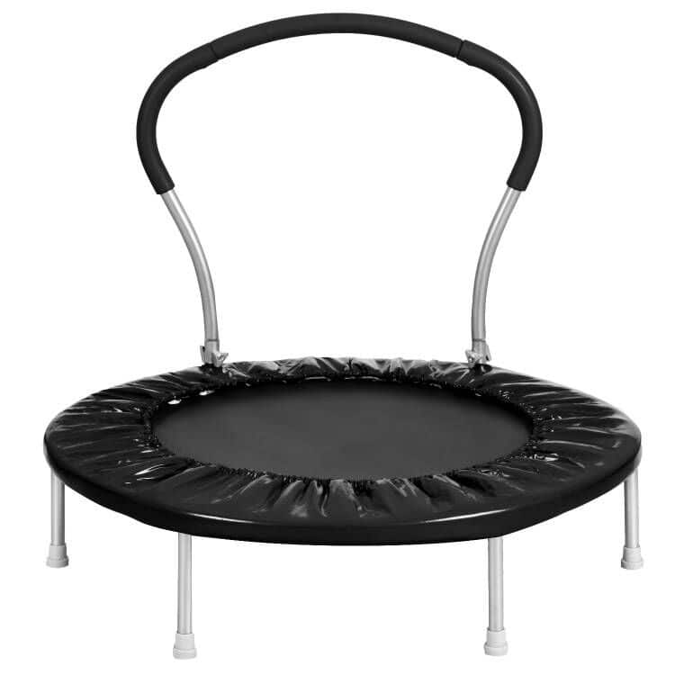 36" trampoline with handle(bl)-metal,for Kids,Mini trampoline