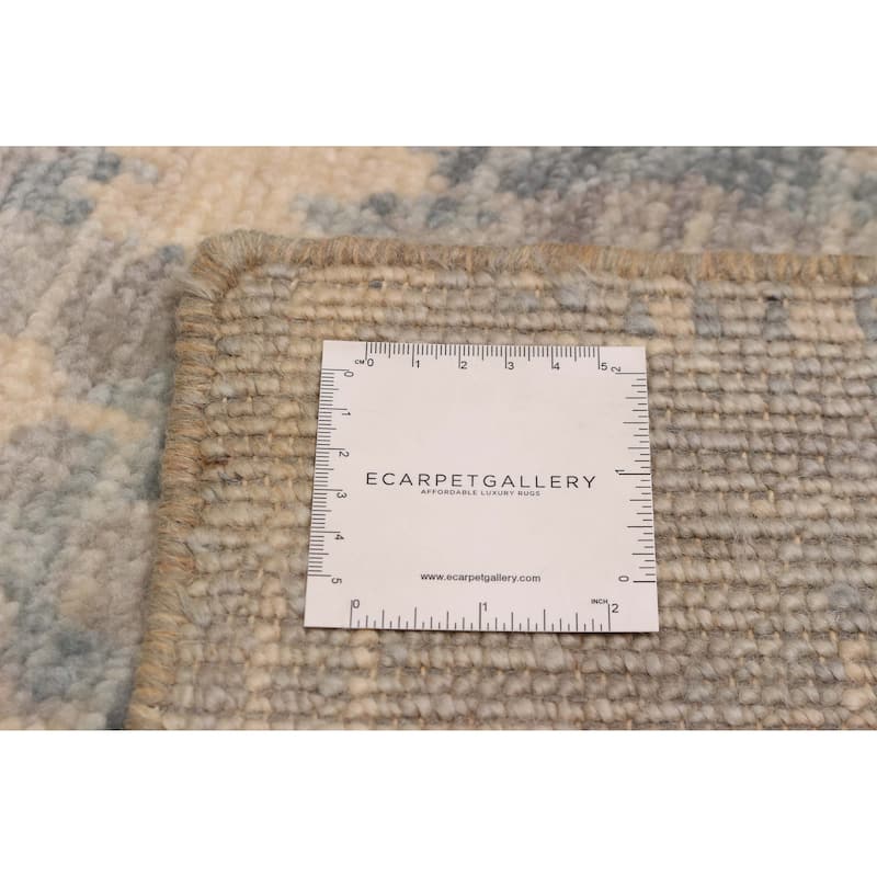 ECARPETGALLERY Hand-knotted Mystique Grey Wool Rug - 6' x 6'