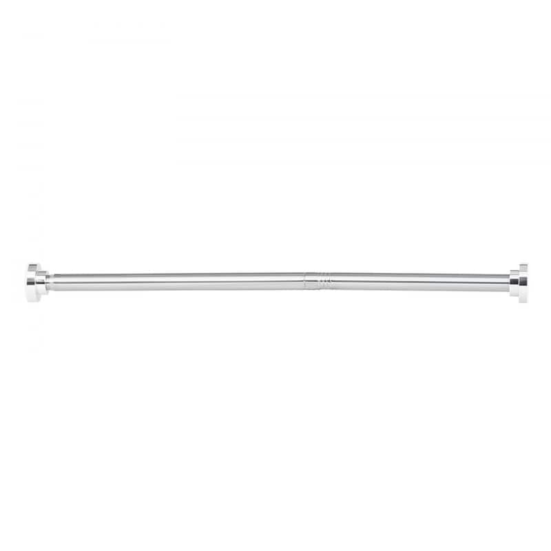 Extendable 28-76 in Tension Shower Rod Stainless Steel Heavy Duty for Bathrooms or Closets - 28-76 in