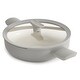 preview thumbnail 9 of 7, BergHOFF Balance Non-stick Ceramic Saute Pan 10.25", 3.1qt. With Glass Lid, Recycled Aluminum, Moonmist