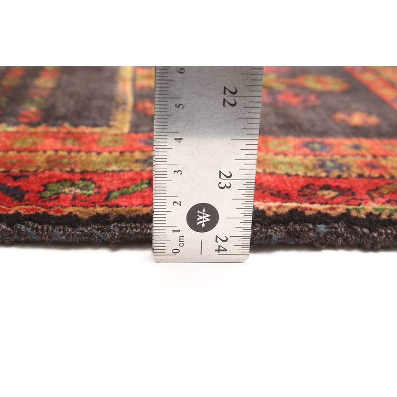 ECARPETGALLERY Hand-knotted Teimani Black Wool Rug - 2'8 x 3'10