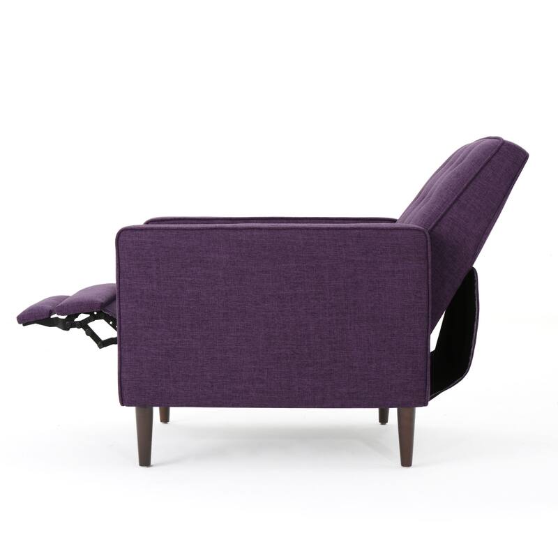 Home Theater Single Fabric Recliner, Living Room Chair Adjustable Sofa Chair with Thick Cushion Tufted Upholstered Accent Chair