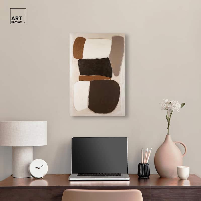 Asymmetrical Balance III Canvas by Art Remedy, Gallery Wrapped