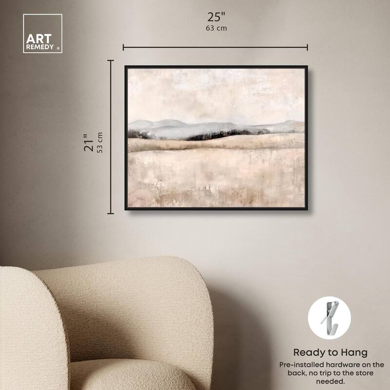 Distant Hills I Canvas by Art Remedy