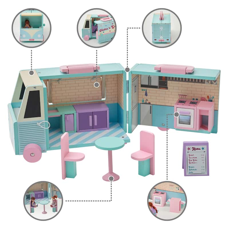 Olivia's Little World Food Truck Dollhouse