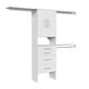 preview thumbnail 2 of 20, ClosetMaid SuiteSymphony Modern 4-Drawer 2-Door 25-inch W Tower Closet Organizer Pure White