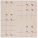 preview thumbnail 9 of 8, SAFAVIEH Handmade Genre Tantica Mid-Century Modern Wool Rug 4' Square - Beige/Rust