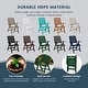 preview thumbnail 8 of 11, Coastline Patio Folding Highback Dining Chair Set of 2