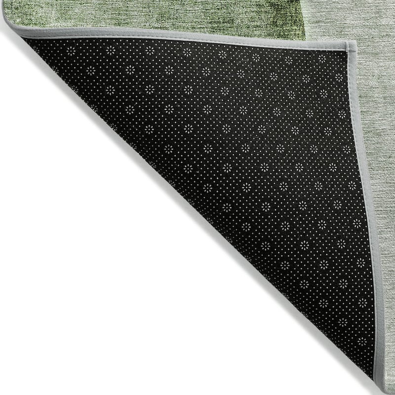 HomeRoots Abstract Transitional Rectangle Outdoor Rug