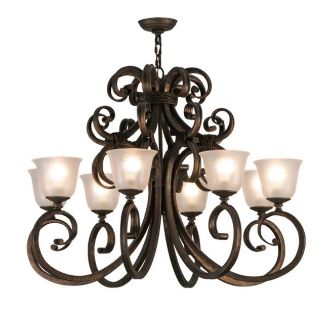 Meyda Tiffany 120273 Belvedere 8 Light 37" Wide Chandelier