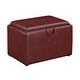 preview thumbnail 8 of 48, Convenience Concepts Designs4Comfort Accent Storage Ottoman with Reversible Tray
